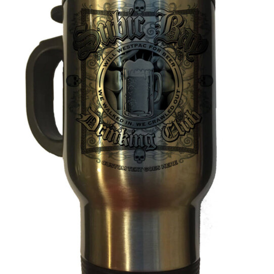 US Navy Subic Bay Drinking Club Travel Mug