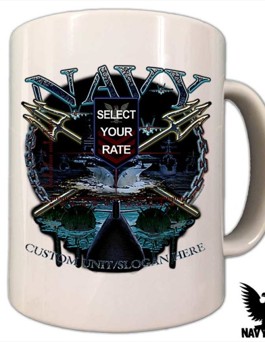 US Navy Rate Custom Coffee Mug