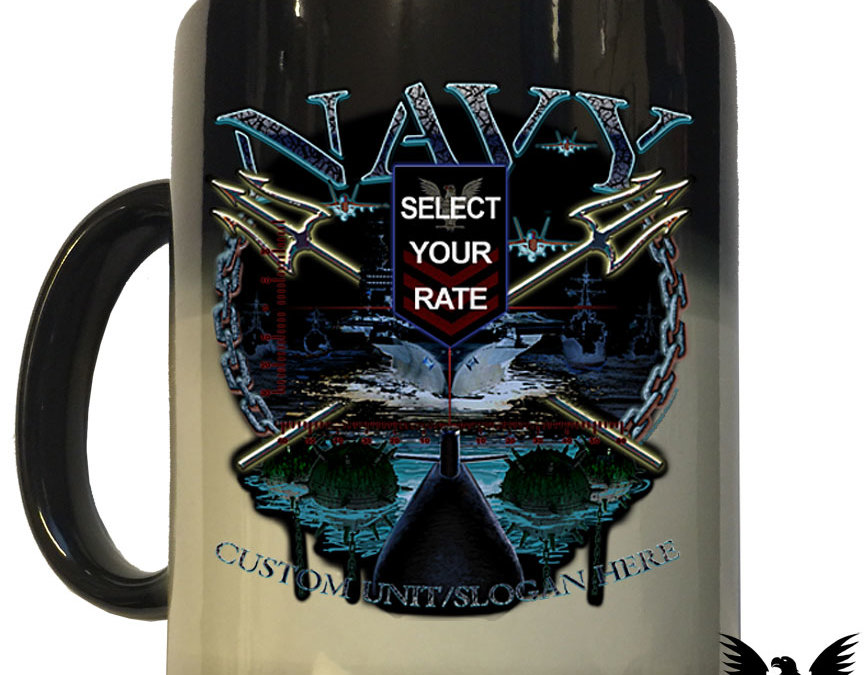 US Navy Rate Custom Lava Mug