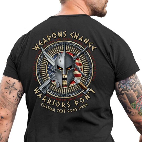 Weapons Change Mens Shirt Blue