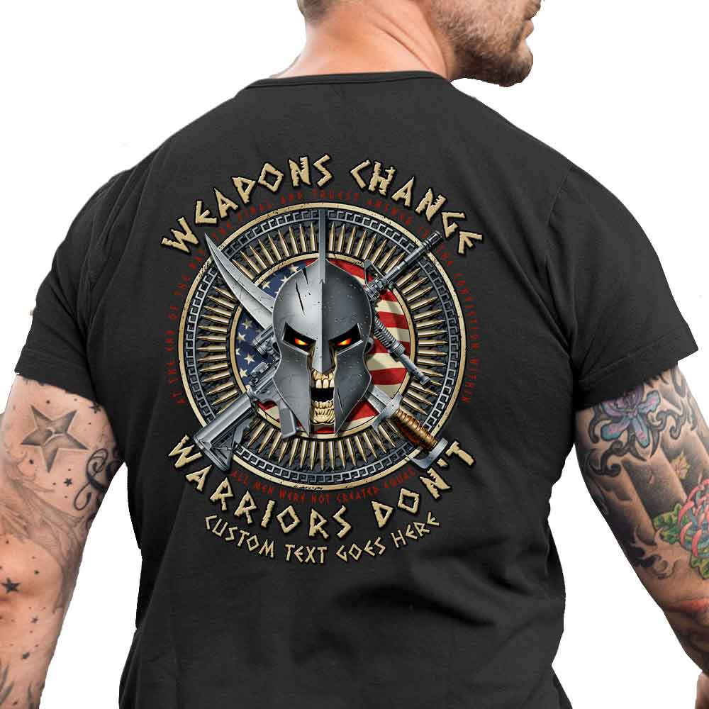 Weapons Change Mens Shirt Blue