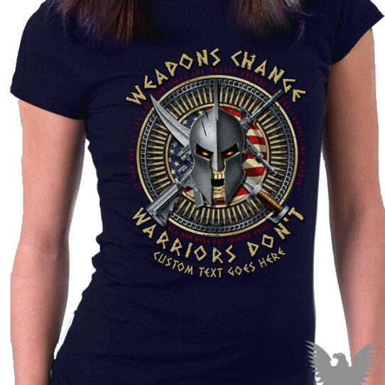 US Navy Weapons Change Warriors Dont Womens Shirt