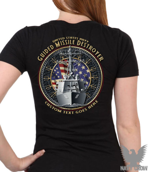 US Navy Guided Missile Ladies Shirt