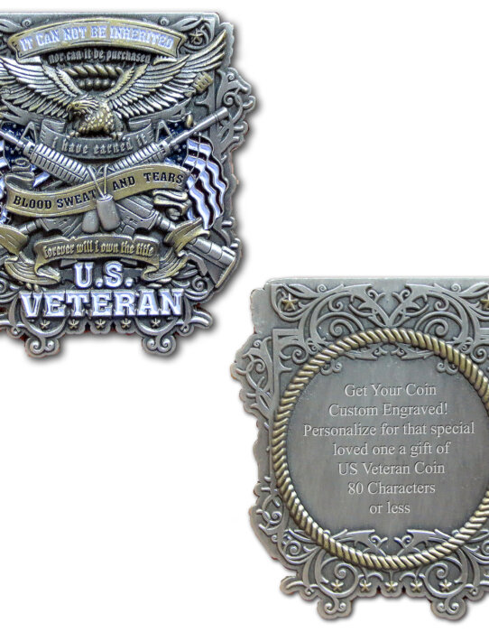 US Veteran-Engraved Coin