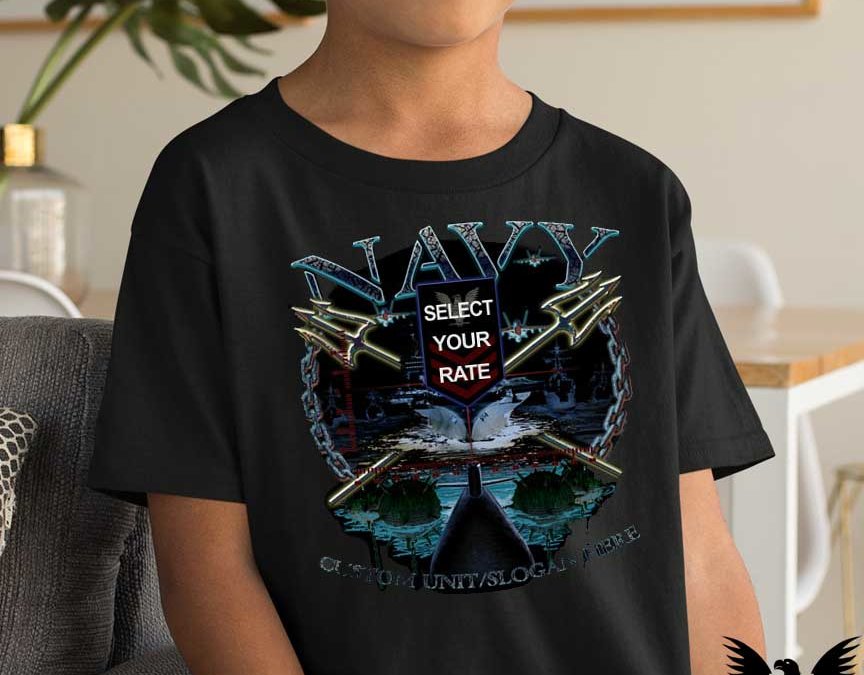 US Navy Rate Custom Military Youth Shirt