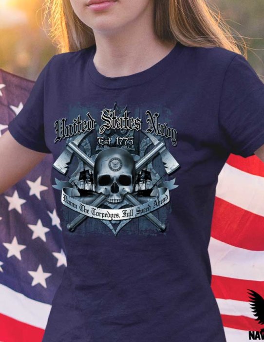 Damn The Torpedoes US Navy Youth Shirt