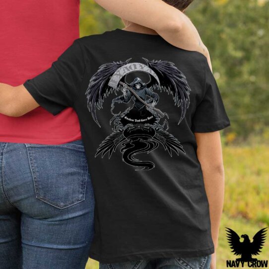 IYAOYAS Grim Reaper US Navy Youth Shirt