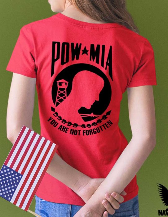 POW MIA You Are Not Forgotten US Navy Youth Shirt