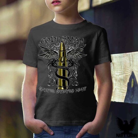 Corpsman Tribal US Navy Youth Shirt
