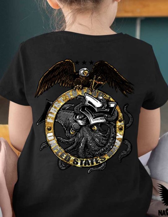 Petty Officer 1st Class Squid Eagle US Navy Youth Shirt