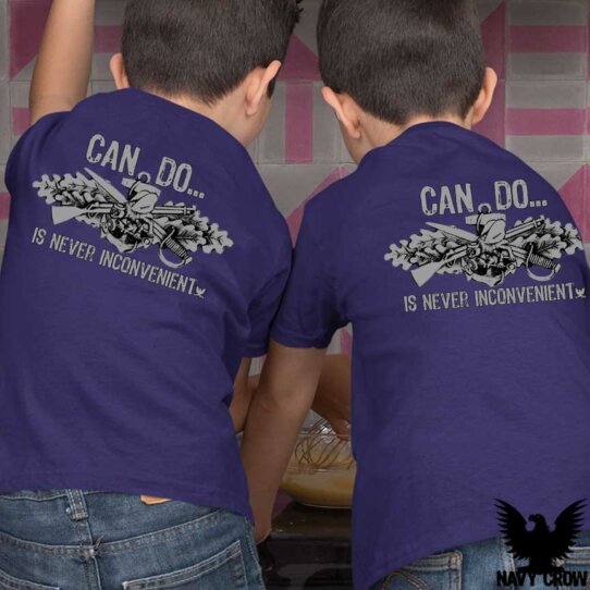 Seabees Can Do US Navy Youth Shirt