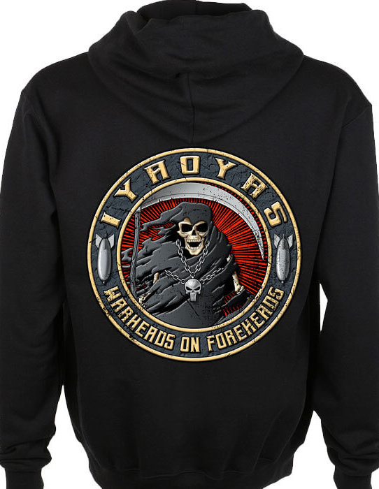 IYAOYAS If You Ain't Ordnance You Ain't Sh*t Warheads On Foreheads US Navy Hoodie