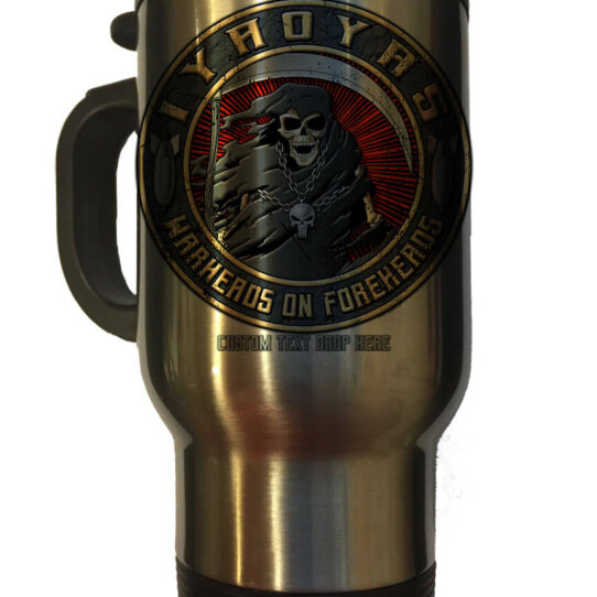 IYAOYAS Warheads On Foreheads Travel Mug