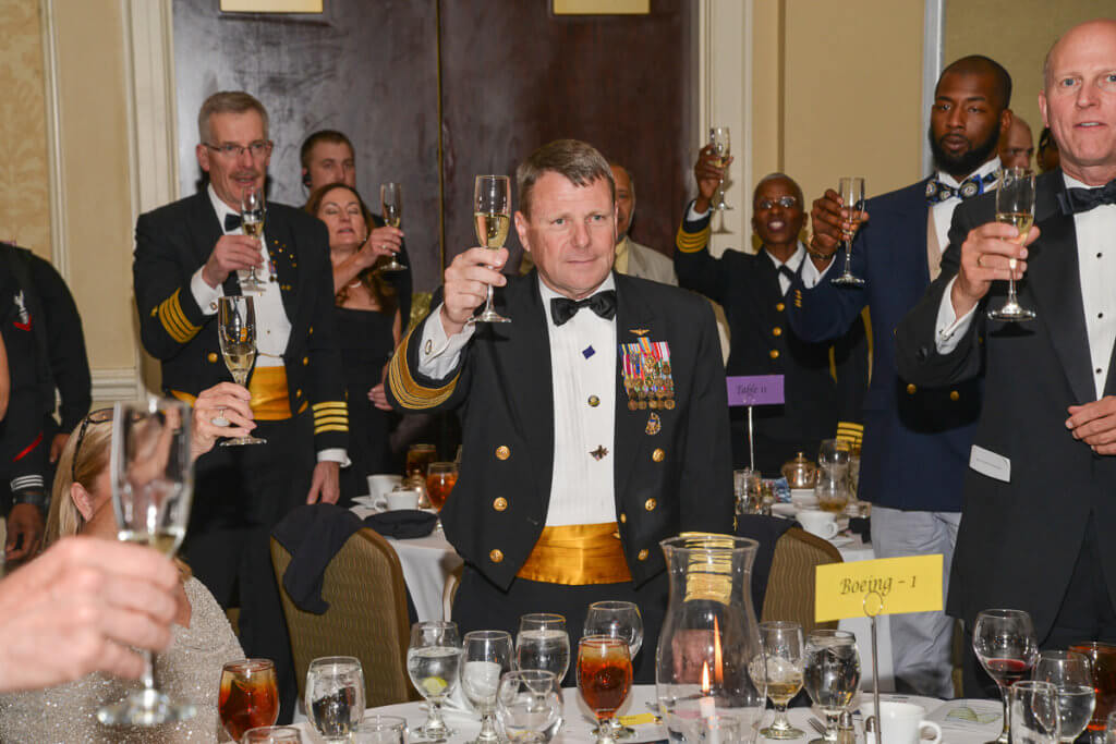 Toast at the US Navy Ball