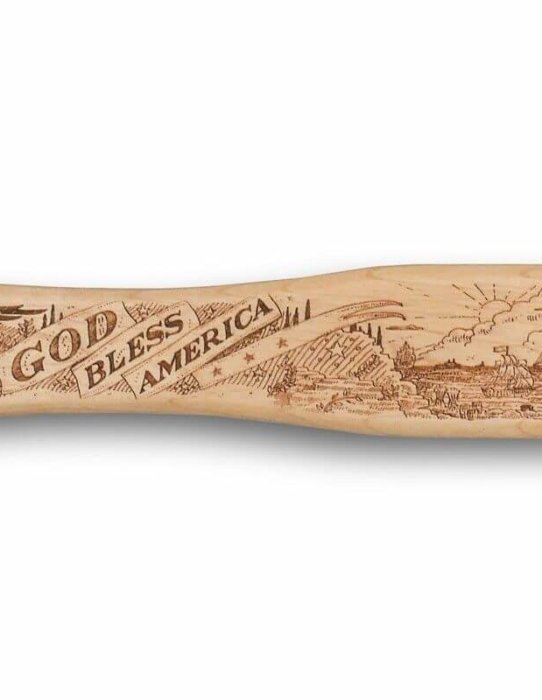 God Bless America US Navy Wooden Sword