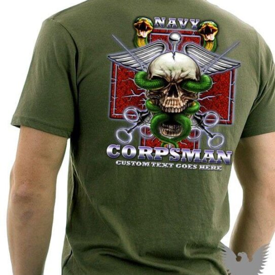 Hospital Corpsman Doc Custom US Navy Shirt
