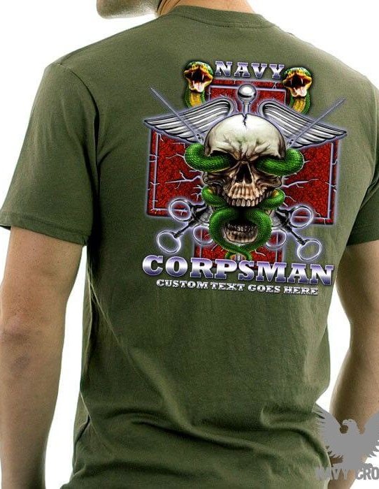 Hospital Corpsman Doc Custom US Navy Shirt