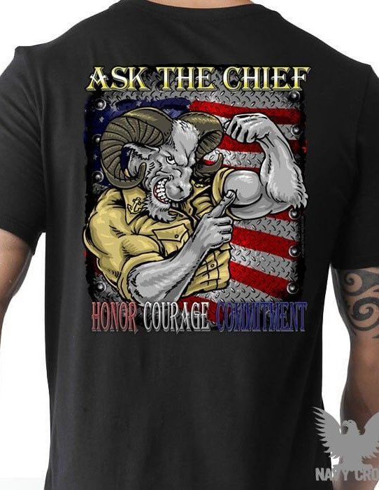 Ask The Chief Custom US Navy Shirt