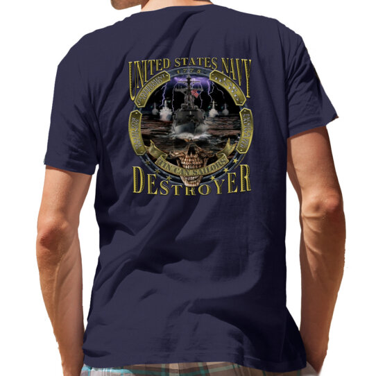 US Navy Tin Can Sailors Destroyer Arleigh Burke Shirt