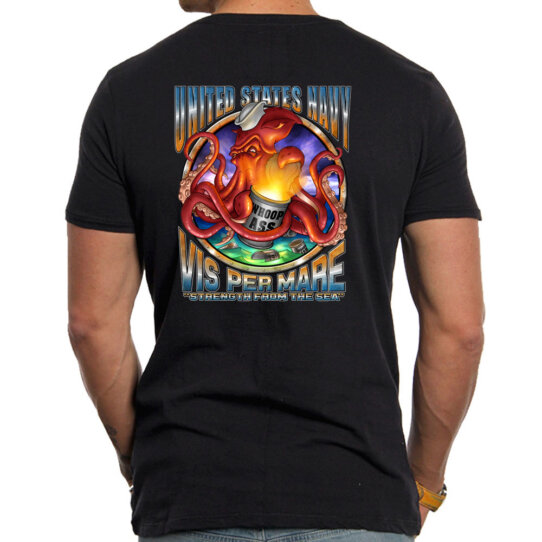 US Navy Tin Can Sailors Strength From The Sea Shirt