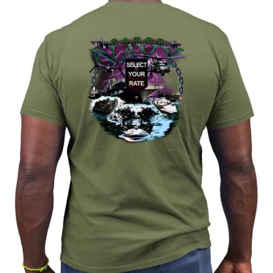 Gator Navy Rate Amphibious Assault US Navy Shirt
