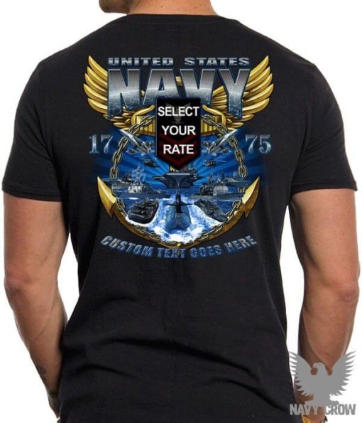 US Navy Rate Warship Squadron Shirt