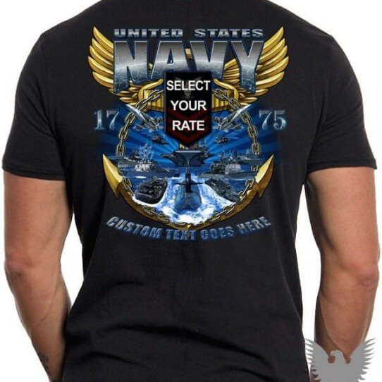 US Navy Rate Warship Squadron Shirt