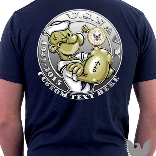 Popeye US Navy Crackerjack Shirt