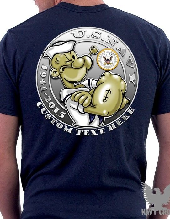 Popeye US Navy Crackerjack Shirt