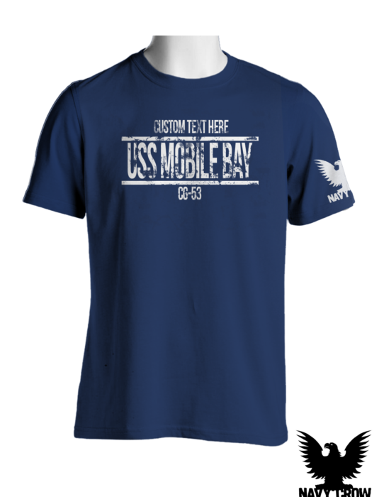 USS Mobile Bay CG-53 Warship Shirt
