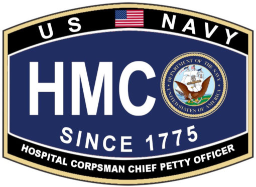 US Navy Hospital Corpsman Chief Petty Officer Military Decal