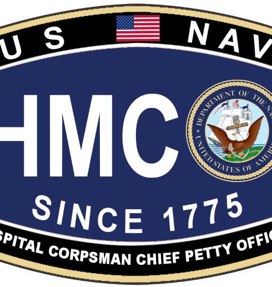US Navy Hospital Corpsman Chief Petty Officer Military Decal