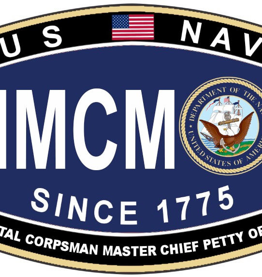 US Navy Hospital Corpsman Master Chief Petty Officer Military Decal