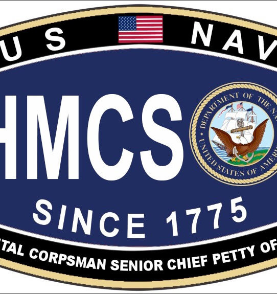 US Navy Hospital Corpsman Senior Chief Petty Officer Military Decal