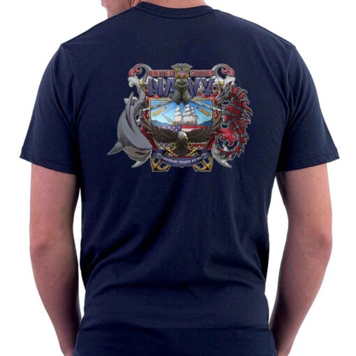 Family Crest Officers-Shirts-Mens-Navy.