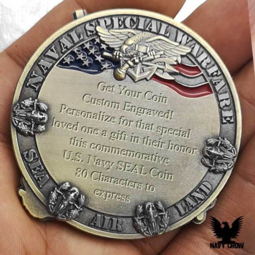 Navy SEAL Custom Engraved Challenge Coin