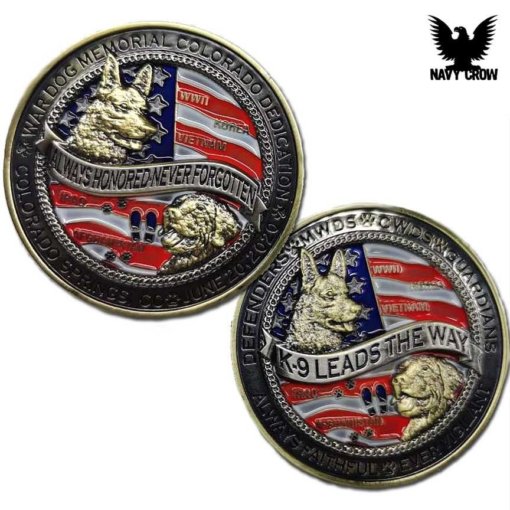 Colorado War Dog Memorial Custom Challenge Coin