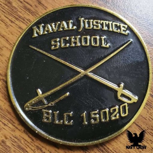 Naval Justice School Navy Custom Challenge Coin