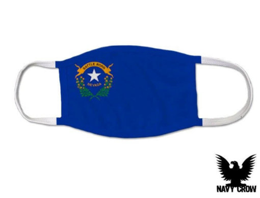 Nevada US State Flag Covid Mask