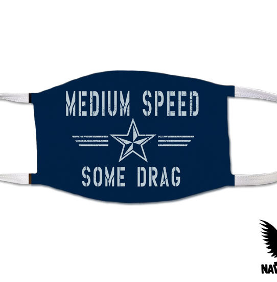 Medium Speed Some Drag Veteran US Navy Covid Mask