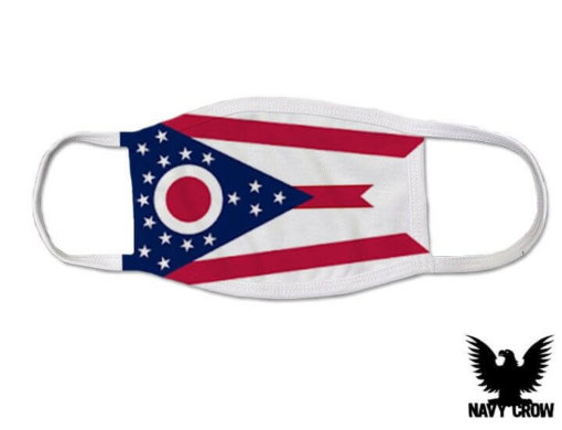 Ohio US State Flag Covid Mask