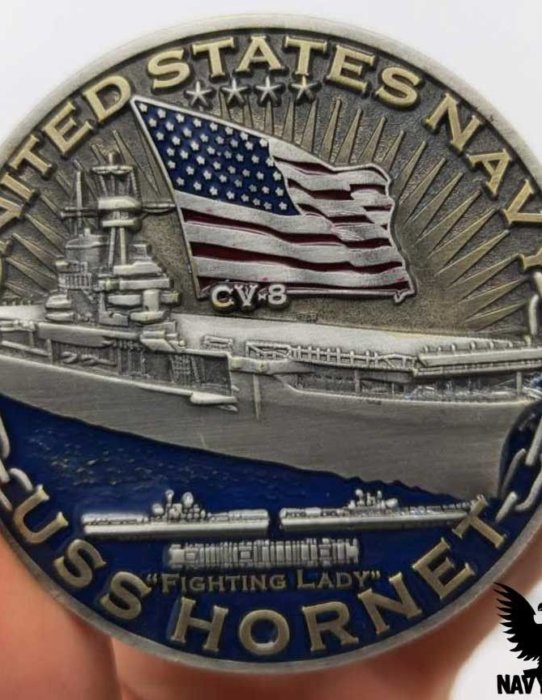 USS Hornet Warships of World War 2 75th Anniversary Coin