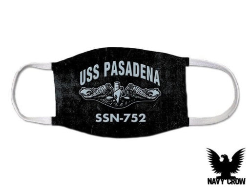 USS Pasadena SSN-752 Submarine Warfare US Navy Covid Mask