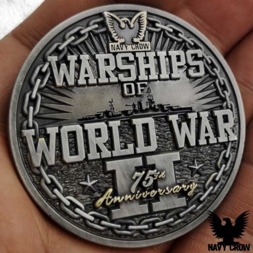 USS Hornet Warships of WW2 75th Anniversary Coin