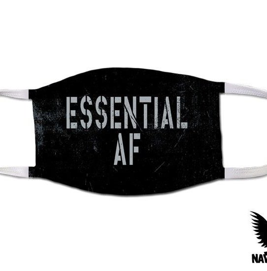 Essential AF As F$ck US Navy Covid Mask