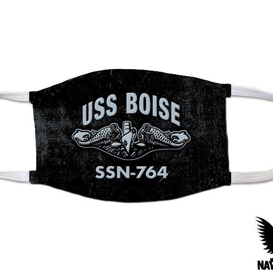 USS Boise SSN-764 Submarine Warfare US Navy Covid Mask