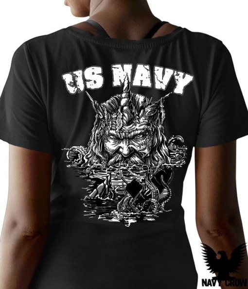 US Navy Poseidon Kraken Women's Shirt