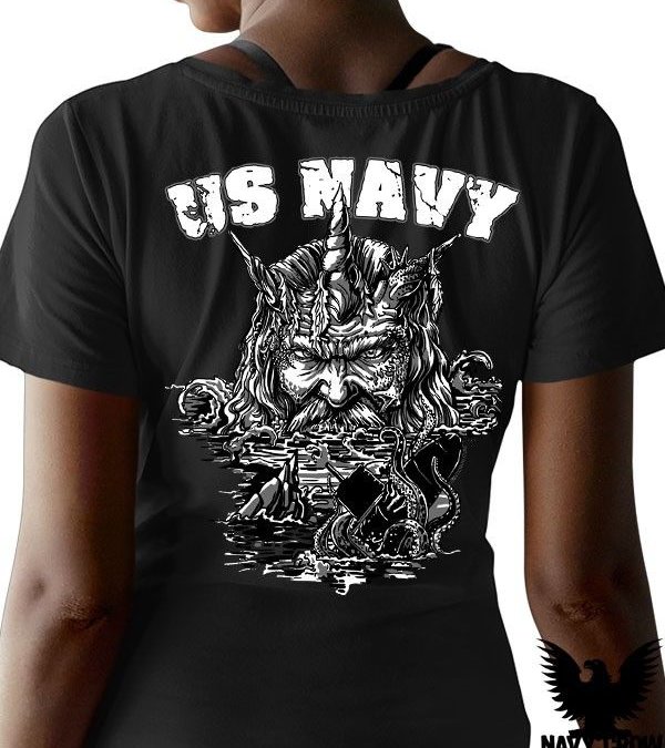 US Navy Poseidon Kraken Women’s Shirt
