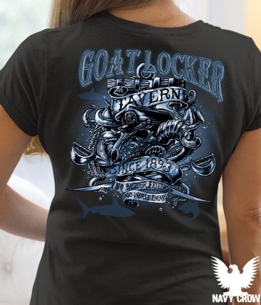 US Navy Chief Goatlocker Tavern Women's Shirt