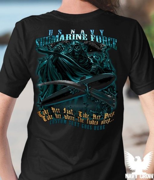 US Navy Submarine Force Grim Reaper Women's Shirt